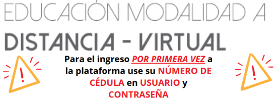 Modalidad a Distancia Virtual