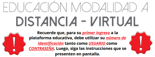 Modalidad de educación a Distancia Virtual